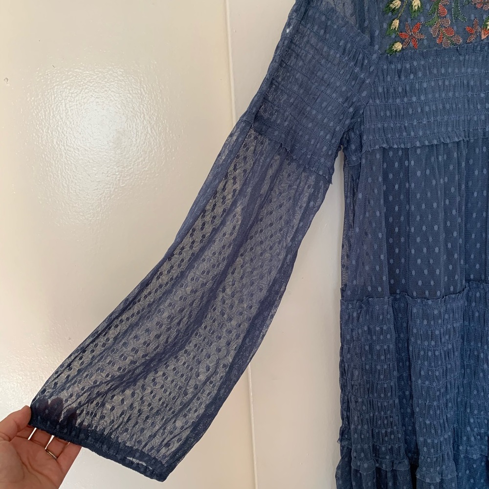 Maeve long sleeve embroidered dress - Picture 5 of 6